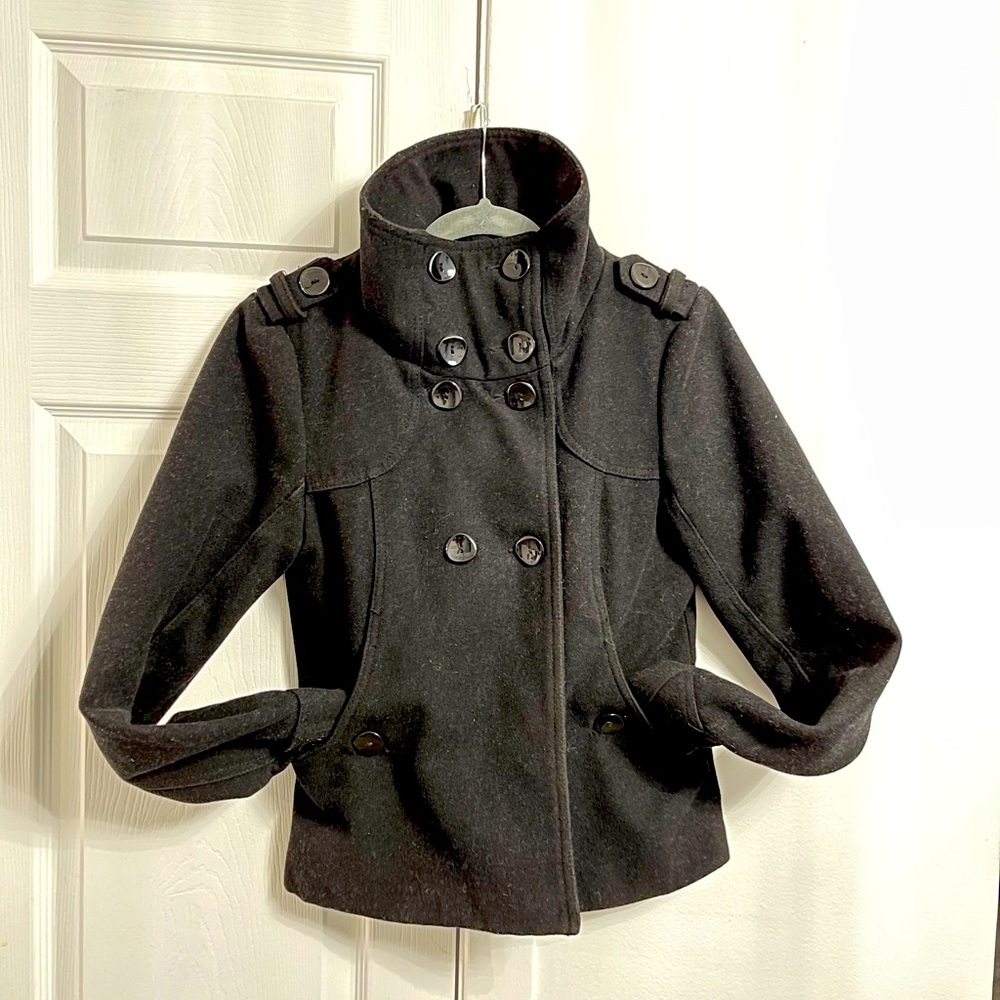 VERO MODA High Collar Buttoned Up Coat